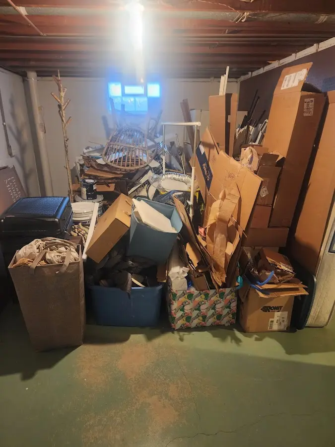 Roll-off dumpster container at job site for Construction Dumpster Rental in Maeser